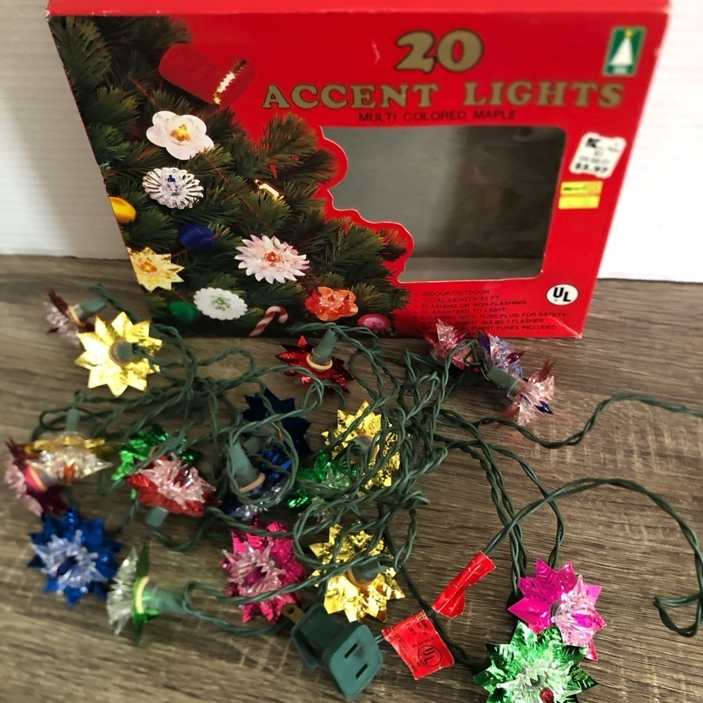Vtg Multicoloured String Lights - Picture 7 of 13